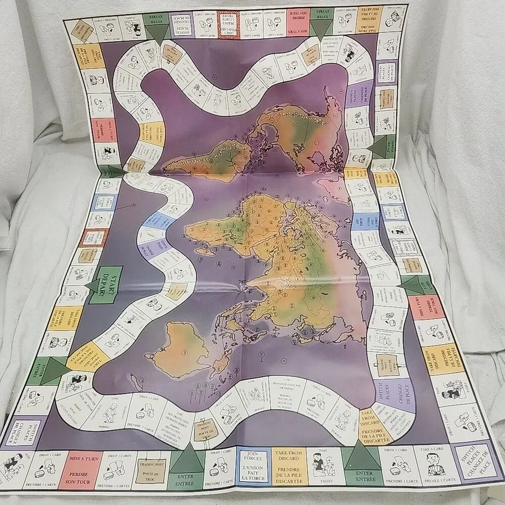 Game Endangered Enlightening Adventure Educational Ecological Board Family 1989